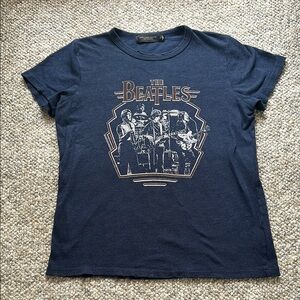 Junk Food Clothing Navy Beatles Graphic Tee